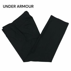UNDER ARMOUR アンダーアーマー 春夏 ロゴ刺繍★ スラックス パンツ Sz.88　メンズ 黒 大きいサイズ　C4B01127_3#P