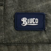 BLUCO ブルコ 通年★ ストレート スラックス ワークパンツ Sz.M　メンズ グレー　C4B01150_3#R_画像7