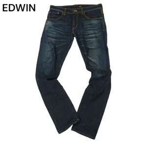 EDWIN Edwin 503ZERO SLIM 503Z01 USED processing * stretch Denim pants jeans Sz.33 men's made in Japan C4B01145_3#R