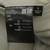 【21ss★美品】 UNIQLO × Theory 春夏 感動ジャケット★ ストレッチ 2B テーラード ジャケット Sz.S　メンズ グレー　C4T02185_3#M_画像7