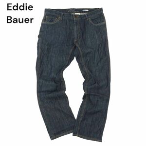 Eddie Bauer エディーバウアー COOLMAX★ ストレッチ デニム パンツ ジーンズ Sz.38　メンズ 大きいサイズ アウトドア 特大　C4B01264_3#P