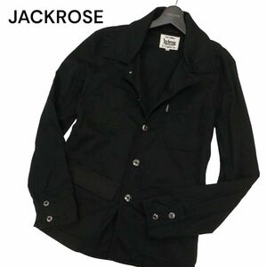 JACKROSE ジャックローズ 通年 ファティーグ ジャケット Sz.3　メンズ 黒　C4T02222_3#O