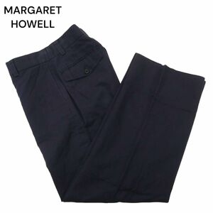 MARGARET HOWELL マーガレットハウエル 春夏 【麻 リネン混★】 ワイド スラックス パンツ Sz.S　メンズ 日本製　C4B01254_3#P