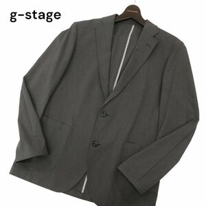 g-stage ジーステージ 春夏★ 2B アンコン テーラード ジャケット Sz.46　メンズ グレー　C4T02293_3#M