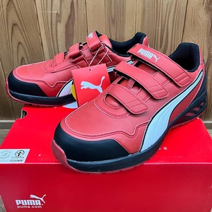 ◆PUMA(プーマ) 安全靴 25.5cm RIDER 2.0 RED LOW No.64.244.0 /スニーカー・安全スニーカ・レッド・赤