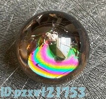 cu1856: 虹色 ボール レインボークリスタル 球 水晶玉 クォーツ スモーキー 水晶 パワーストーン 癒やし 運気アップ 置物 玉 原石 約2.5cm_画像3