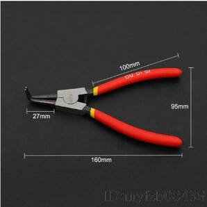 Aj1622: スナップリングプライヤー 内部 外部 プライヤー 大人気 ペンチ ペンチ ハンドツール 自動車 オートバイ 工具 １円スタートの画像7