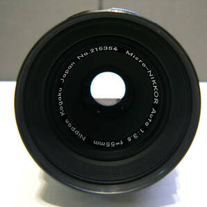 Nikon ニコン Nippon Kogaku / レンズ / Micro-NIKKOR Auto 1:3.5 f=55mm + フィルター L1Bc 52mm / ジャンク扱い品の画像6