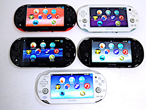 【 通電のみ確認 】 PS Vita 2000番台×4・1000番台×1 計5台セット（未チェック） ソニー SONY ＃45