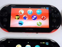 【 通電のみ確認 】 PS Vita 2000番台×4・1000番台×1 計5台セット（未チェック） ソニー SONY ＃45_画像2