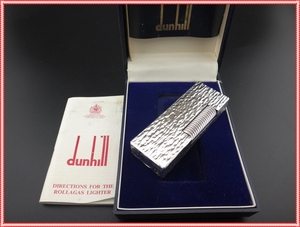 ◆◇【着火未確認】DUNHILL　ダンヒル　雪平柄　ローラー　ガス　ライター　ケース/冊子⑤◇◆