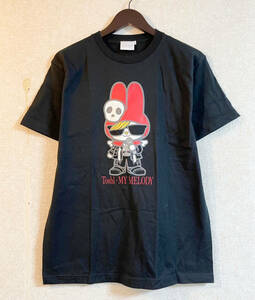 Toshi マイメロディ　半袖　Tシャツ　サンリオコラボ　SANRIO　トシ　X JAPAN　ロック　バンド　ブラック　フリーサイズ　0223