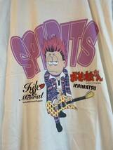 hide×「おそ松さん」一松コラボ　半袖　Tシャツ　ヒデ　X JAPAN　アニメ　ロック　バンド　ホワイト　白　Lサイズ　0223_画像2