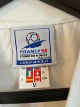 adidasアディダス　サッカー　フランス代表　Michel Platini　FRANCE98　ワールドカップ　W杯　Mサイズ　0229_画像5