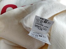 未使用【ichi イチ】 日本製 洗える ロゴ入りビッグカットソー ボトルネック ボートネック ゆったりプルオーバー 生成り 送350円_画像8