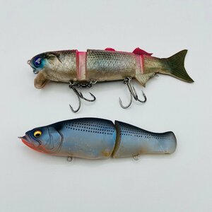 【087-6023k】◎1円スタート◎●2個セット●◆BlueBlue BORACON 150◆Megabass i-slide 135SW/ヒレ・フックなし