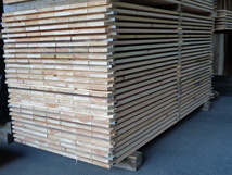 檜板 一等 自然乾燥 荒材 2M×18ｍｍ厚×105ｍｍ～115ｍｍ幅混載 10枚組_画像2
