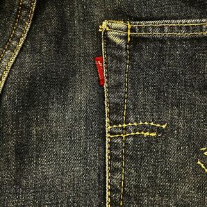 超 Special 濃紺 60's LEVI'S 501XX 紙パッチ ビンテージ オリジナル リーバイス 検 S501XX 革パッチ 506XX 大戦 bigE ビッグe 66 前期の画像4