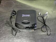 当時物！SONY Discman「Ｄ－１４５」CDプレーヤー /ソニーディスクマンCD COMPACT PLAYER（中古品） 昭和レトロ アンティーク_画像1