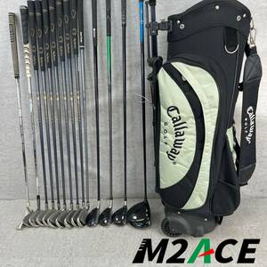 Callaway キャロウェイ TaylorMade　テーラーメイド　メンズゴルフ14本セット　カーボン　右利き用　キャディバッグ　初心者　入門用