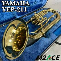 YAMAHA　ヤマハ　YEP-211　ユーフォニアム　euphonium フロントベル　フロントピストン パープルロゴ　紫ロゴ 管楽器　ビンテージ_画像1