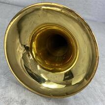 YAMAHA　ヤマハ トランペット trumpet 管楽器 YTR636　プロモデル　ゴールドラッカー　ビンテージ　JAPAN　日本製　マウスピース_画像4