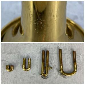 KING キング トランペット trumpet 管楽器 600LA USA マウスピース 純正ハードケース付きの画像8