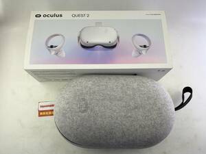 Oculus Quest2 256GB [ヘッドセット KW49CM] [コントローラーJD96CX/LX39EM] ケース付き 中古 VR ヘッドマウントディスプレイ ヘッドセット