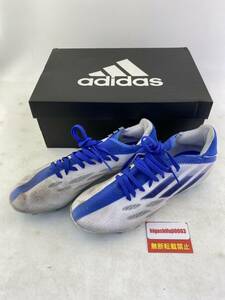 adidas アディダス サッカースパイク X SPEEDFLOW.3 HG/AG エックス スピードフロー.3 HG/AG [GW7504]　 25.5 cm 中古　土・人工芝用