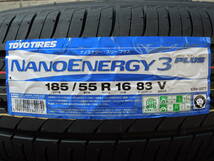 ★個人出品★ナノエナジー3プラス★４本セット★185/55R16 83V★低燃費タイヤ★TOYO NANOENERGY 3 PLUS★2023年製★トーヨー★_画像4