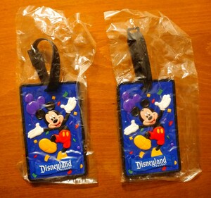  suitcase tag Disney Disney Mickey pair 