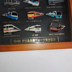 第４回伊豆急線全線ゥオーク完歩記念。電車ピンバツチ。非売品。の画像3