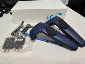 HTC VIVE PRO コントローラ 2本セット 充電アダプタ・ケーブル付属 動作確認済み