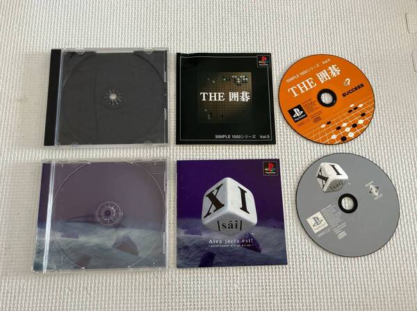 24-PS-89 プレイステーション THE 囲碁, XI sai サイ 動作品 PS1 プレステ1
