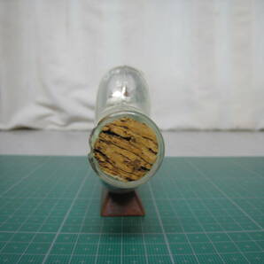 ボトルシップ （小） アンティーク 置物 インテリア ガラス 瓶 の画像3