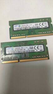 ⑤SAMSUNG PC3L-12800S DDR3L-1600 4gb×2枚計8gb