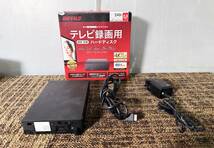 ◎★ 中古★BUFFALO/バッファロー　テレビ録画用 外付けハードディスク　静音・防振　2.0TB　元箱付き【HDE-LDA2U3-BA】D5TP_画像2