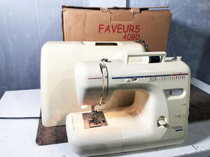 ◎★ 中古★JANOME ジャノメ 電動ミシン FAVEURS 4080 ファヴール MODEL 751型 【751】D3PB