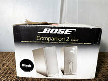 ◎★ 中古★BOSE/ボーズ　Companion 2　SeriesⅡ　ペアスピーカー　PCスピーカー　元箱付き　ブラック【BOSE/スピーカー】D636_画像10