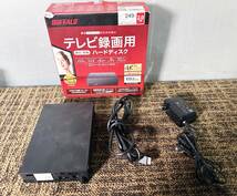 ◎★ 中古★BUFFALO/バッファロー　テレビ録画用 外付けハードディスク　静音・防振　2.0TB　元箱付き【HDE-LDA2U3-BA】D5TP_画像3