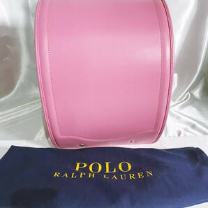 ◎★新品未使用★POLO Ralph Lauren ランドセル ピンク フローラルコレクション 横20 縦35 幅26cm【POLO/ランドセル】D63Bの画像1