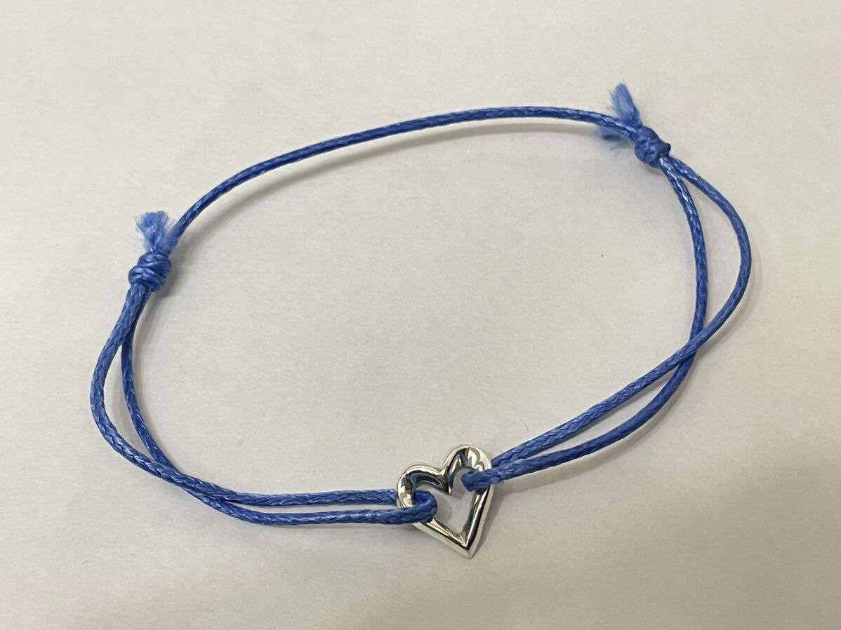 ブレスレット アンクレット シルバー 925 スターリング ハート チャーム 