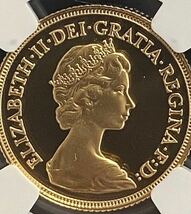 ☆最高判定☆ヤングエリザベス　1984年 １ソブリン金貨NGC PF 70 ULTRA CAMEO_画像1