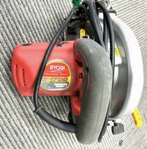 I573 電動工具 RYOBI 丸ノコ ブレーキ付 W-1700 165mm 4700min リョービ 木工用 超硬丸のこ ジャンク品 中古 訳あり_画像4