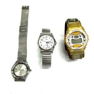 Y296 腕時計 まとめ swatch スウォッチ ALBA アルバ CASIO カシオ Baby-G ベビィジー ジャンク品 中古 訳あり