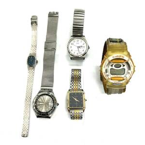 Y312 腕時計 まとめ CASIO カシオ G-SHOCK Gショック ALBA アルバ swatch スウォッチ WALTHAM MILUS ジャンク品 中古 訳あり