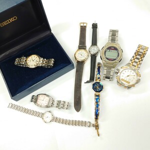 I609 腕時計 まとめ SEIKO EXCELINE CITIZEN Q&Q CASIO liebe LEGRA VALENCIA REGUNO セイコー シチズン カシオ 中古 ジャンク品 訳あり