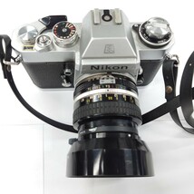 I614 フィルムカメラ Nikon EL2 7838897 NIKKOR 50mm 1:1.4 4125491 レンズ NIKKOR 135mm 1:3.5 215357 中古 ジャンク品 訳あり_画像3
