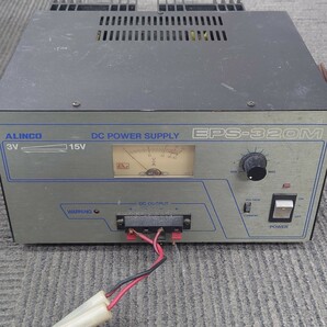 I752 アマチュア無線機 ALINCO EPS-320M 安定化電源 DC POWER SUPPLY アルインコ アマチュア無線 中古 ジャンク品 訳ありの画像2