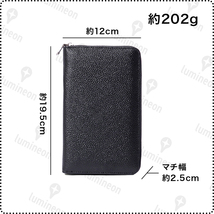 長 財布 通帳 ケース 診察券 お薬手帳 革 レディース マルチ カバー 収納 カード 入れ 札 RFID 母子手帳 磁気防止 札入れ 大容量 g066f 2_画像5